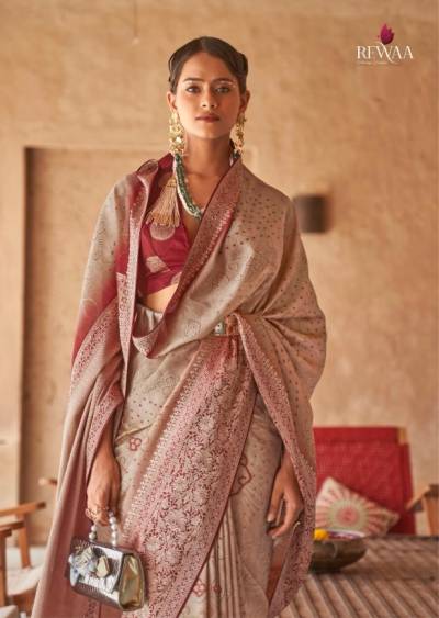 Rooh By Rewa Fancy Partywear Silk Saree Collection
